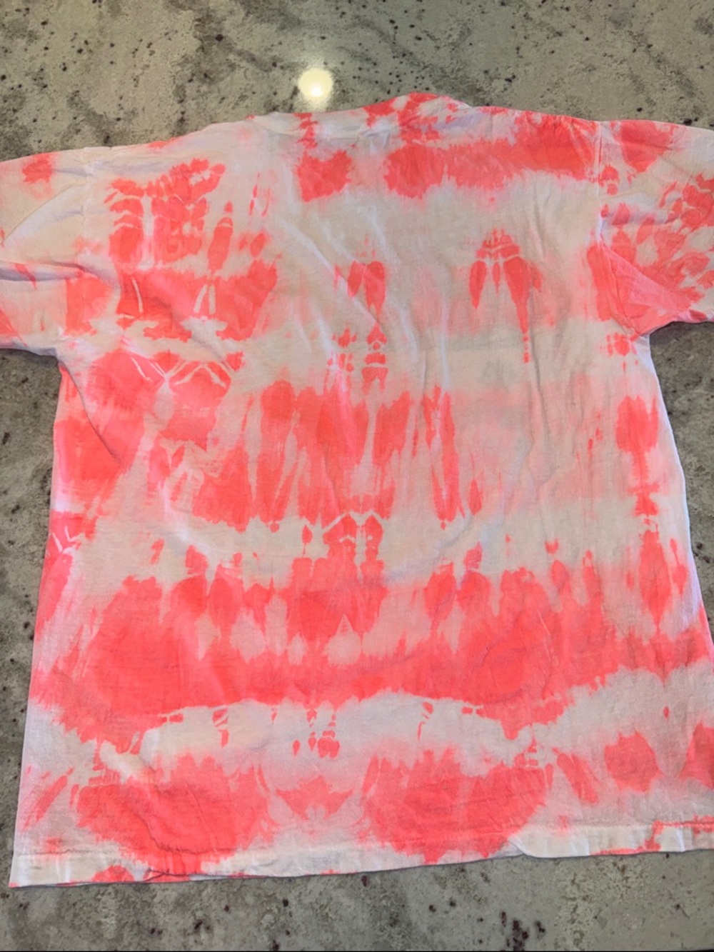 Vintage 90s Hey Mon Tie Dye Graphic T Shirt Made in USA XL - Picture 4 of 6